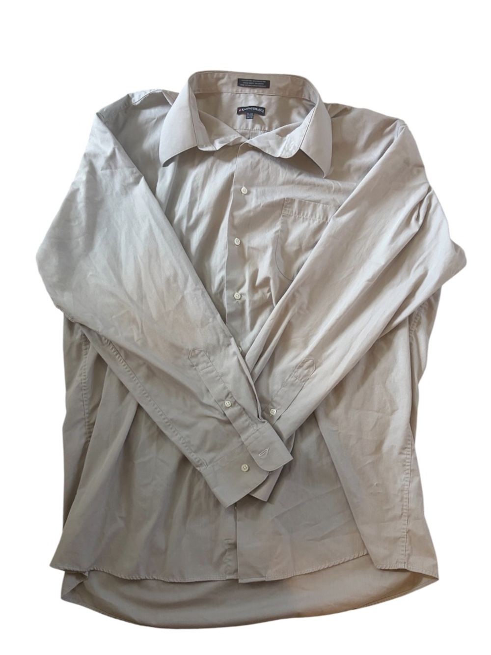 Knightsbridge Grey Button Up Dress Shirt | Size XL